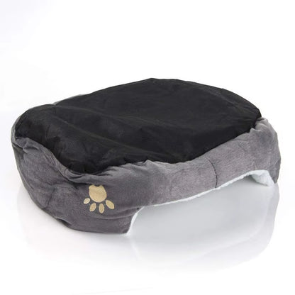 Cozy & Comfy 45x35cm Dog Bed – Thickened PP Cotton Pet Cave Sofa for Small Puppies and Kittens