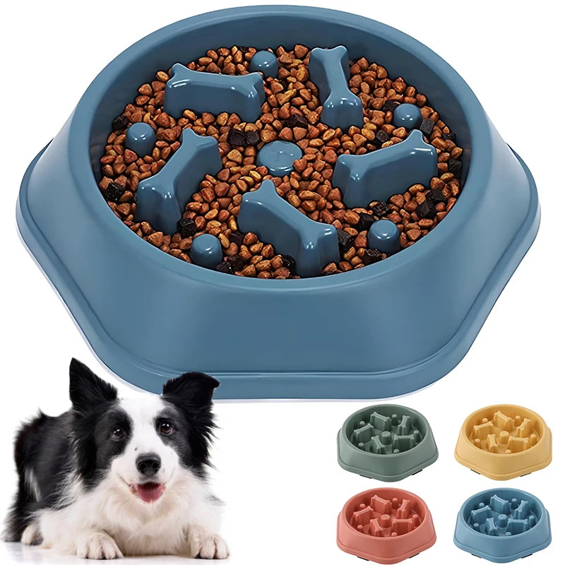 Anti-Choking Slow Feeder Dog Bowl