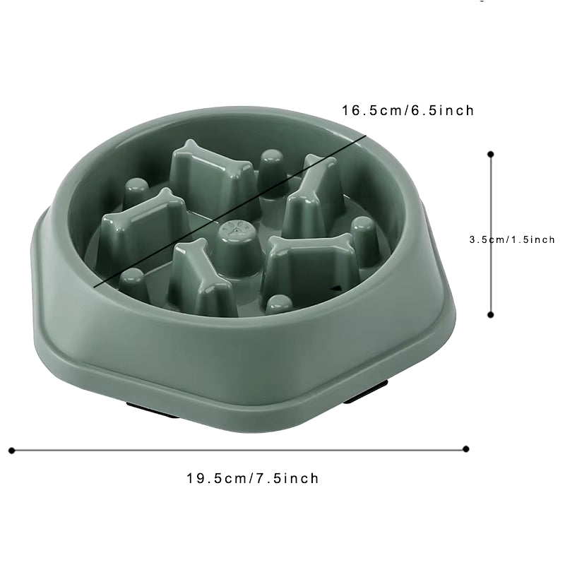 Anti-Choking Slow Feeder Dog Bowl